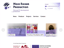 Tablet Screenshot of mojoraiserproduction.com